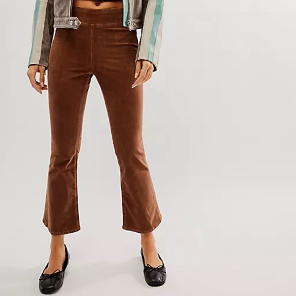 Free People In Your Feelings Slim Flare Pants